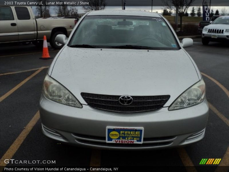 Lunar Mist Metallic / Stone 2003 Toyota Camry LE