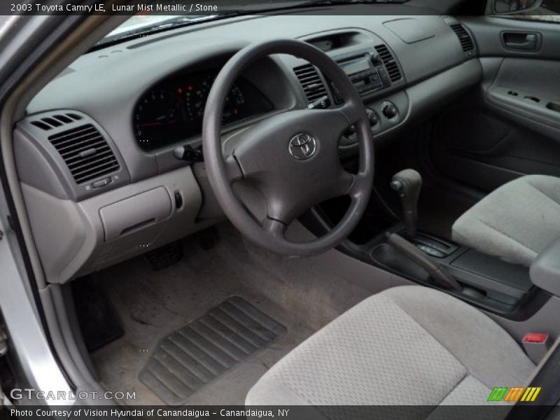 Lunar Mist Metallic / Stone 2003 Toyota Camry LE