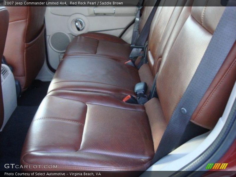 Red Rock Pearl / Saddle Brown 2007 Jeep Commander Limited 4x4