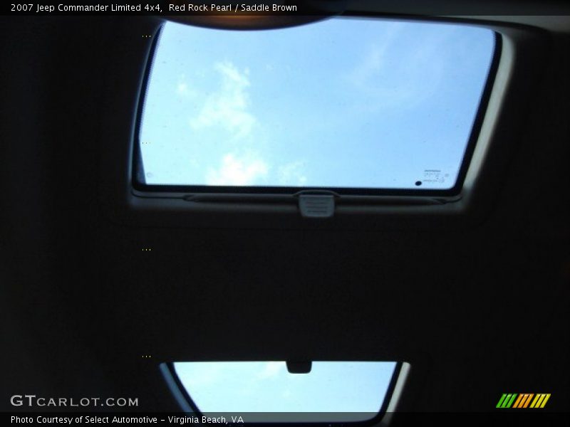 Red Rock Pearl / Saddle Brown 2007 Jeep Commander Limited 4x4