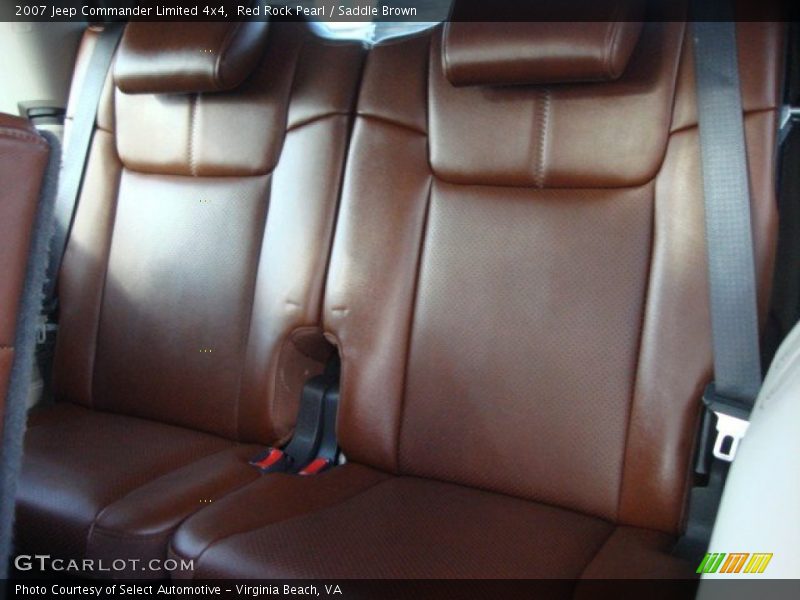 Red Rock Pearl / Saddle Brown 2007 Jeep Commander Limited 4x4