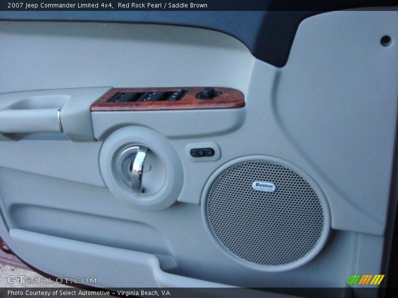 Red Rock Pearl / Saddle Brown 2007 Jeep Commander Limited 4x4