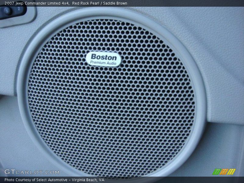 Red Rock Pearl / Saddle Brown 2007 Jeep Commander Limited 4x4