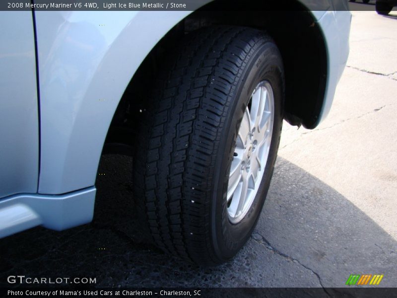 Light Ice Blue Metallic / Stone 2008 Mercury Mariner V6 4WD