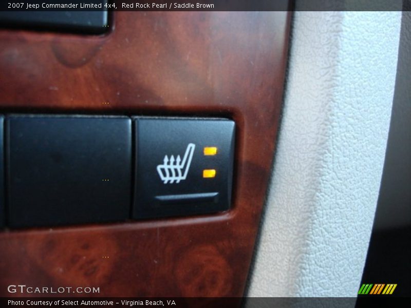 Red Rock Pearl / Saddle Brown 2007 Jeep Commander Limited 4x4