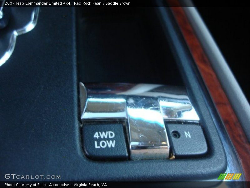 Red Rock Pearl / Saddle Brown 2007 Jeep Commander Limited 4x4