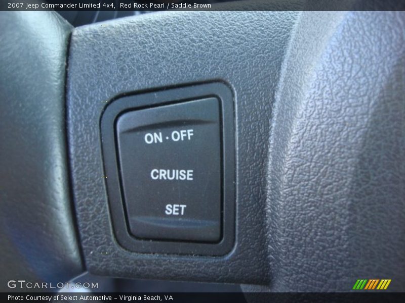 Red Rock Pearl / Saddle Brown 2007 Jeep Commander Limited 4x4