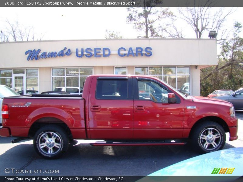 Redfire Metallic / Black/Red Sport 2008 Ford F150 FX2 Sport SuperCrew