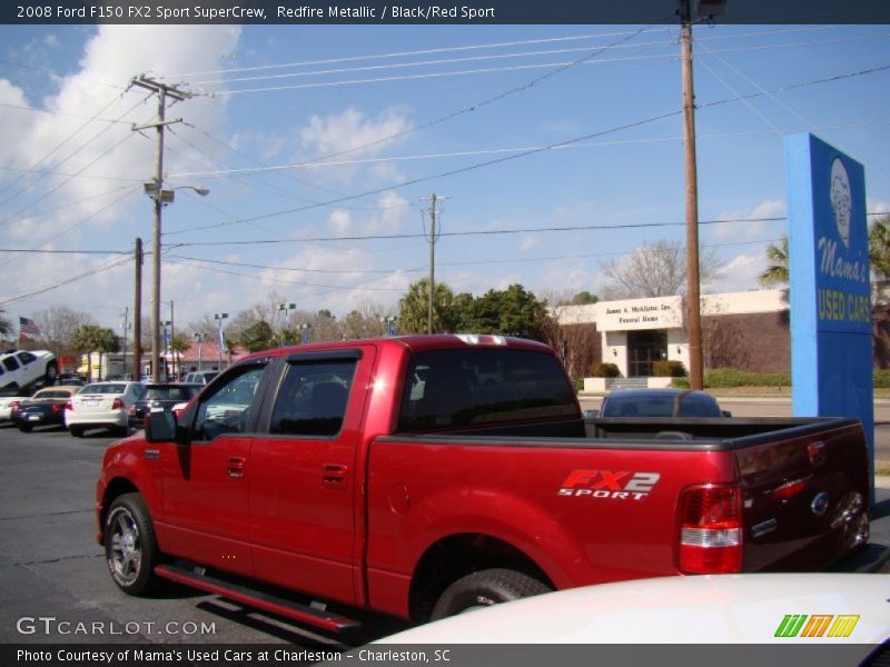 Redfire Metallic / Black/Red Sport 2008 Ford F150 FX2 Sport SuperCrew