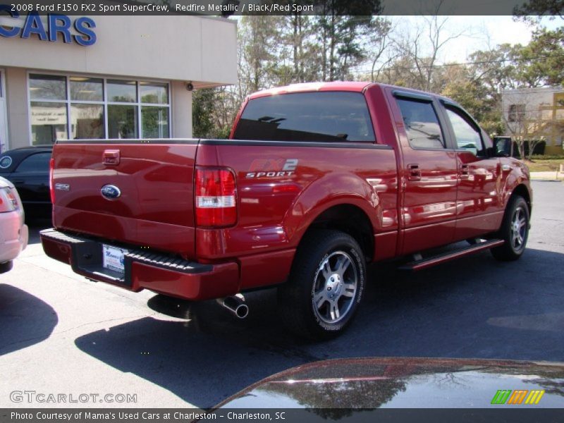 Redfire Metallic / Black/Red Sport 2008 Ford F150 FX2 Sport SuperCrew
