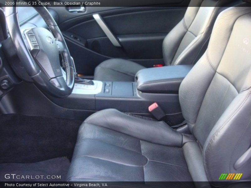 Black Obsidian / Graphite 2006 Infiniti G 35 Coupe