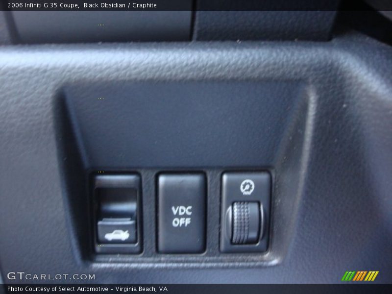 Black Obsidian / Graphite 2006 Infiniti G 35 Coupe