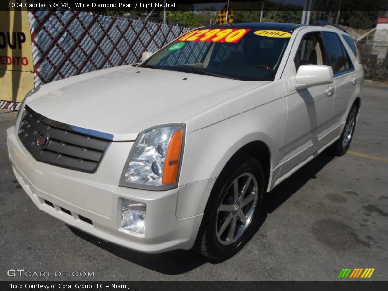 White Diamond Pearl / Light Neutral 2004 Cadillac SRX V8