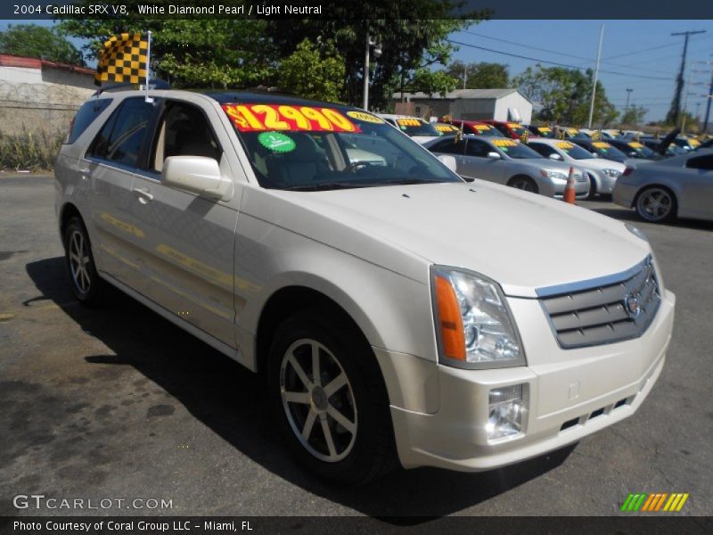White Diamond Pearl / Light Neutral 2004 Cadillac SRX V8