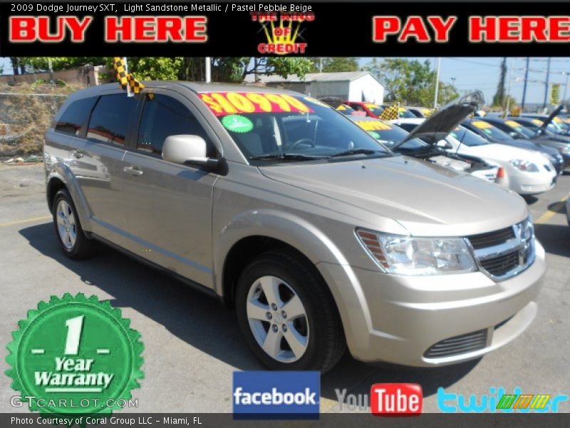 Light Sandstone Metallic / Pastel Pebble Beige 2009 Dodge Journey SXT