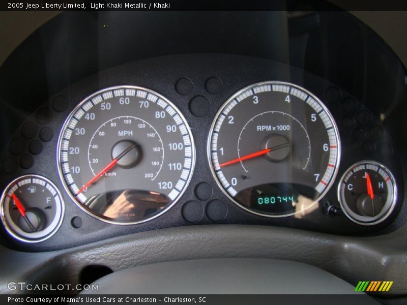 Light Khaki Metallic / Khaki 2005 Jeep Liberty Limited