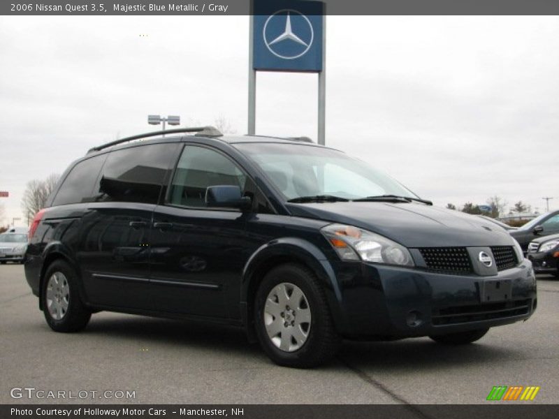 Majestic Blue Metallic / Gray 2006 Nissan Quest 3.5