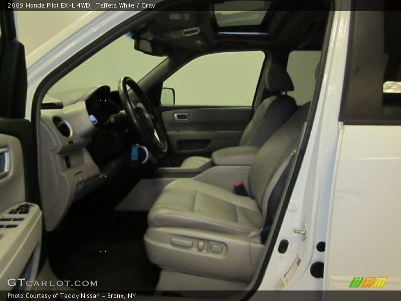 Taffeta White / Gray 2009 Honda Pilot EX-L 4WD