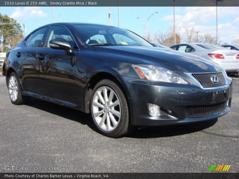 Smoky Granite Mica / Black 2010 Lexus IS 250 AWD