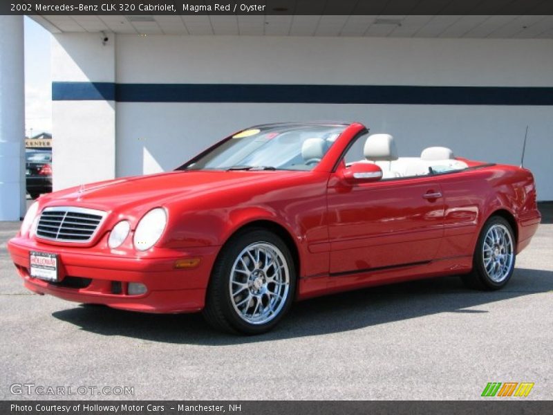 Magma Red / Oyster 2002 Mercedes-Benz CLK 320 Cabriolet