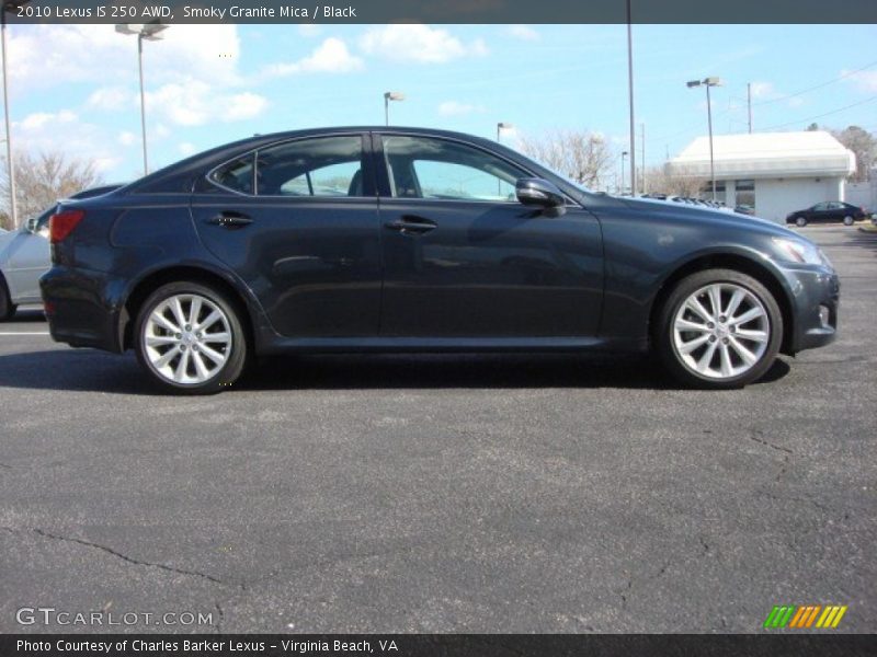 Smoky Granite Mica / Black 2010 Lexus IS 250 AWD