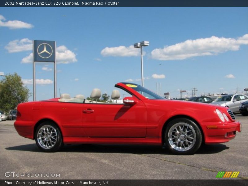 Magma Red / Oyster 2002 Mercedes-Benz CLK 320 Cabriolet