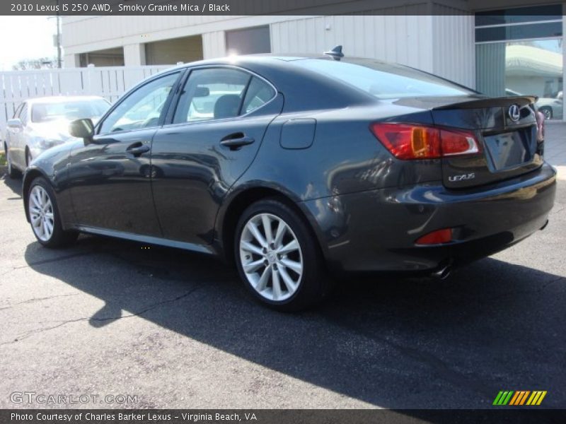 Smoky Granite Mica / Black 2010 Lexus IS 250 AWD