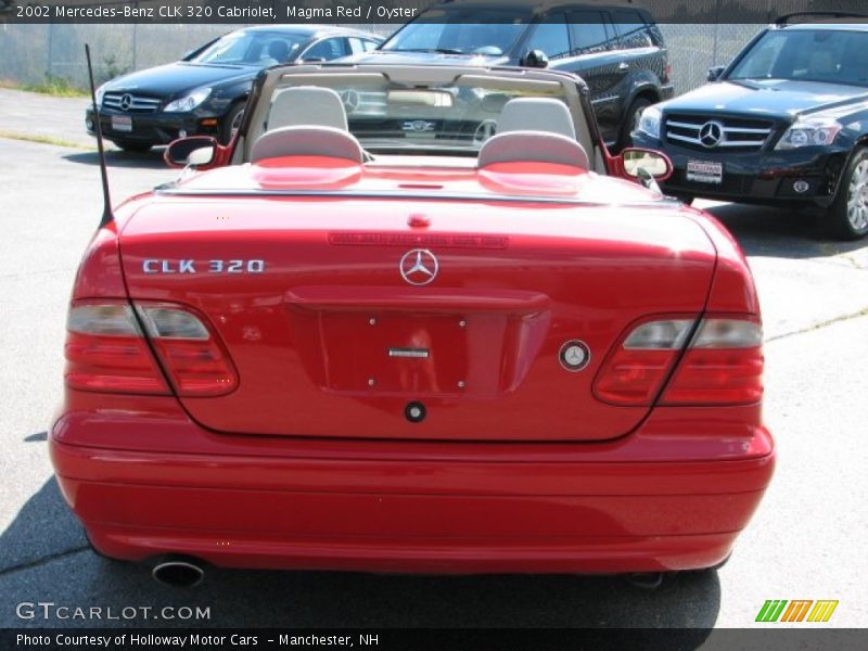 Magma Red / Oyster 2002 Mercedes-Benz CLK 320 Cabriolet