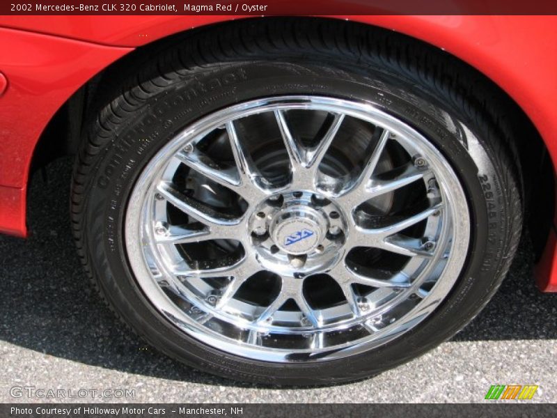 Magma Red / Oyster 2002 Mercedes-Benz CLK 320 Cabriolet