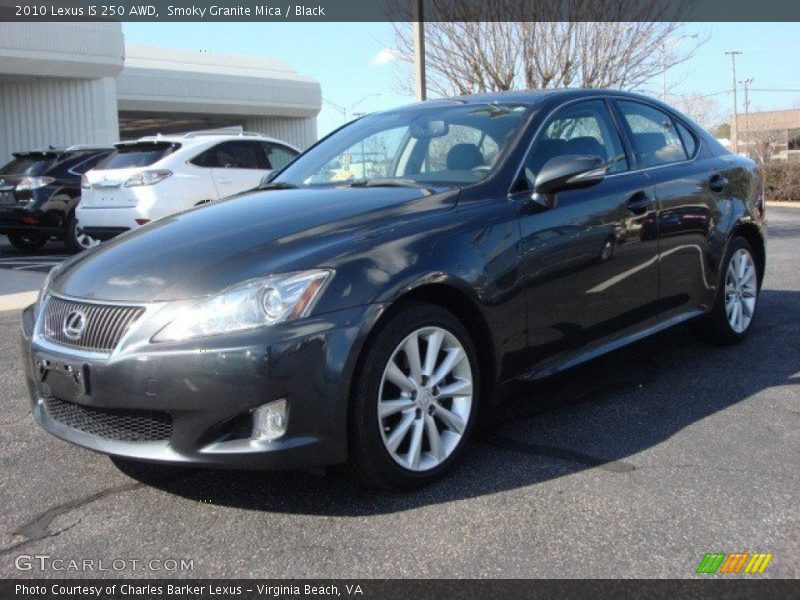 Smoky Granite Mica / Black 2010 Lexus IS 250 AWD