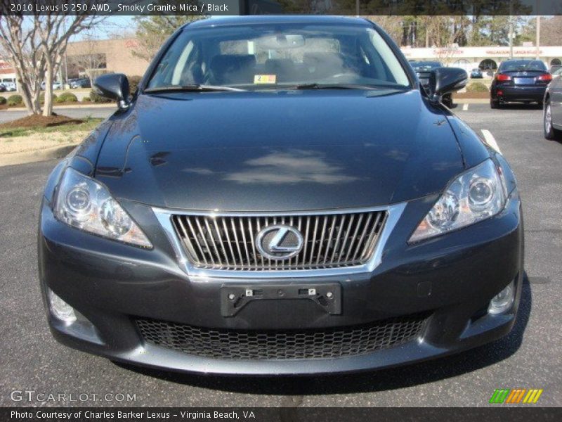 Smoky Granite Mica / Black 2010 Lexus IS 250 AWD