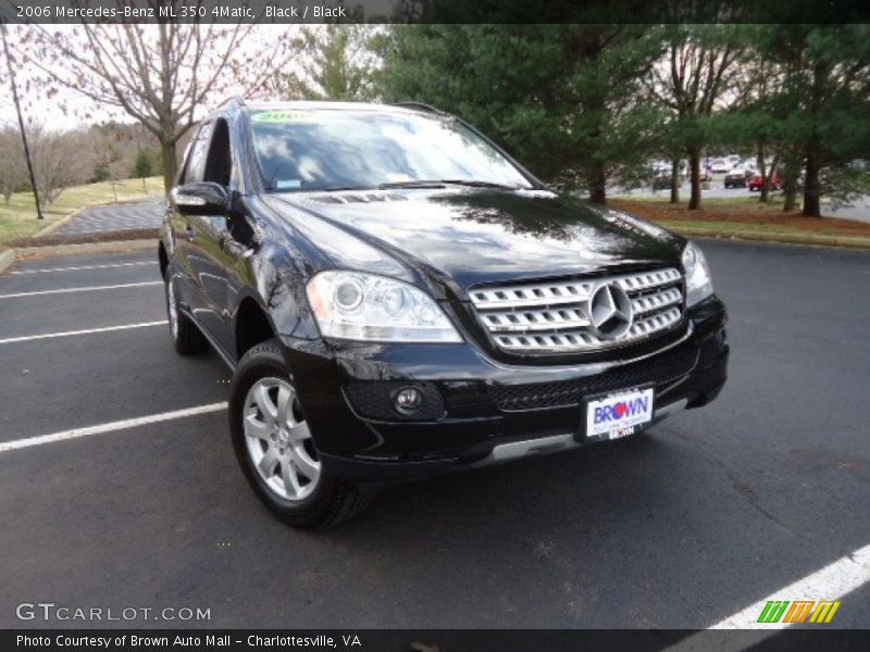 Black / Black 2006 Mercedes-Benz ML 350 4Matic