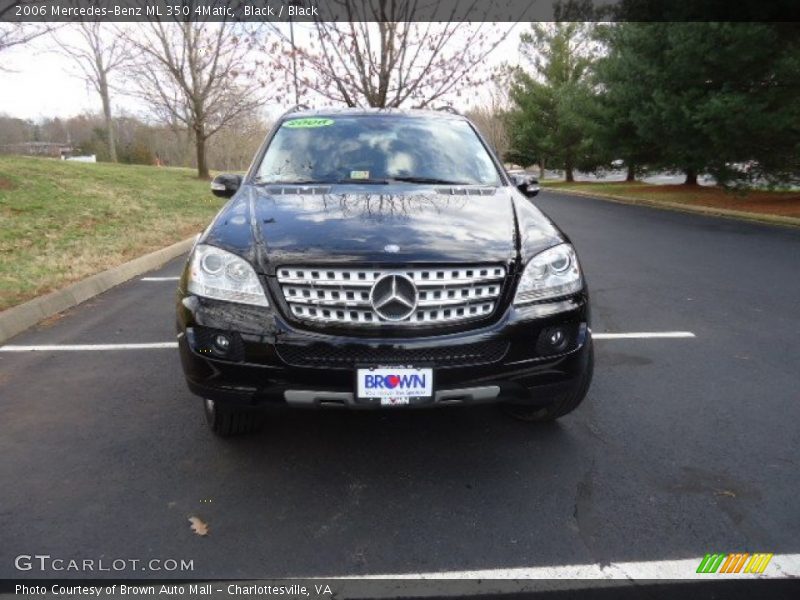 Black / Black 2006 Mercedes-Benz ML 350 4Matic