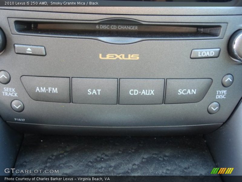 Smoky Granite Mica / Black 2010 Lexus IS 250 AWD