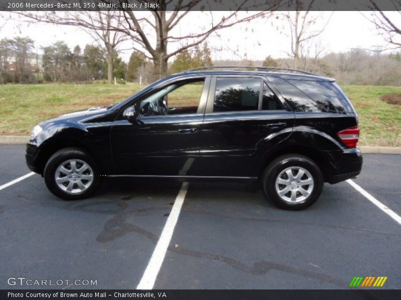 Black / Black 2006 Mercedes-Benz ML 350 4Matic