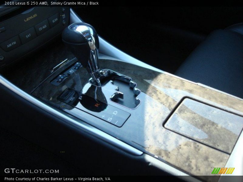 Smoky Granite Mica / Black 2010 Lexus IS 250 AWD
