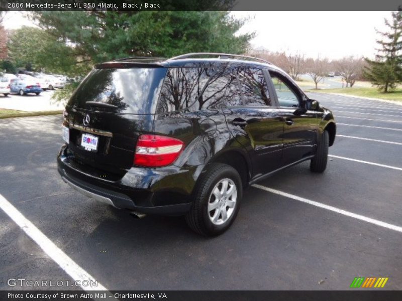 Black / Black 2006 Mercedes-Benz ML 350 4Matic