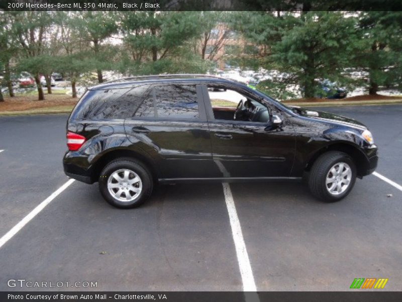 Black / Black 2006 Mercedes-Benz ML 350 4Matic