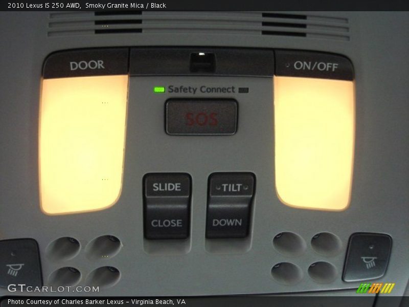 Smoky Granite Mica / Black 2010 Lexus IS 250 AWD