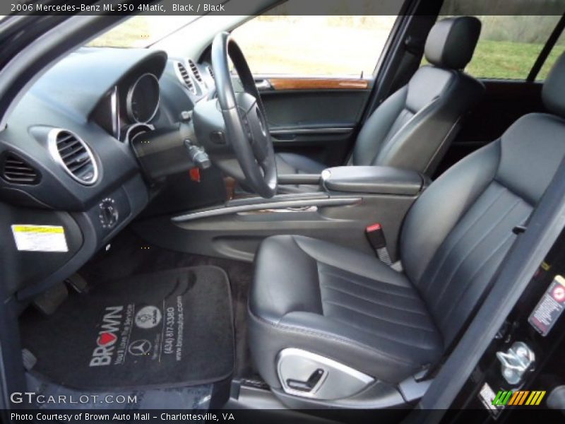 Black / Black 2006 Mercedes-Benz ML 350 4Matic