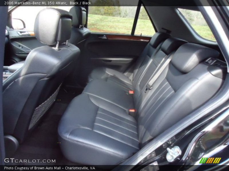 Black / Black 2006 Mercedes-Benz ML 350 4Matic