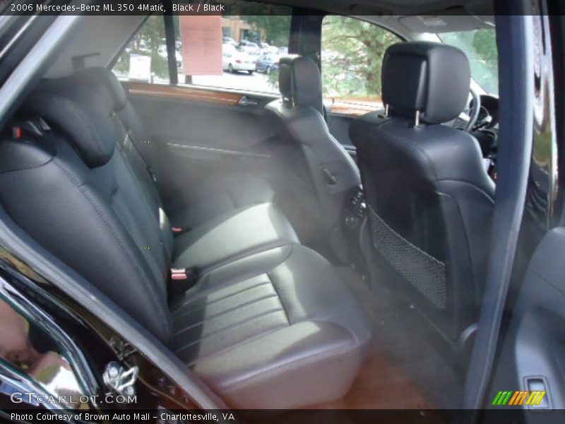 Black / Black 2006 Mercedes-Benz ML 350 4Matic