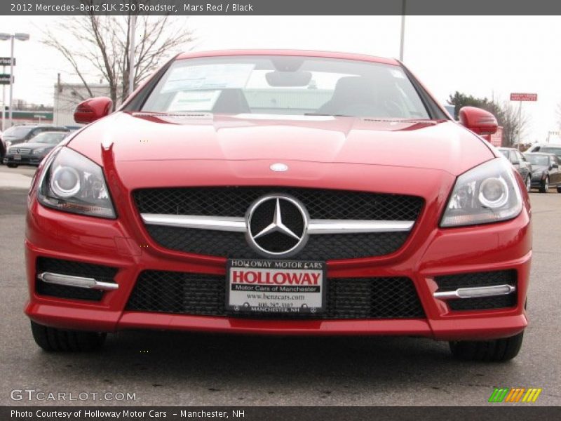 Mars Red / Black 2012 Mercedes-Benz SLK 250 Roadster