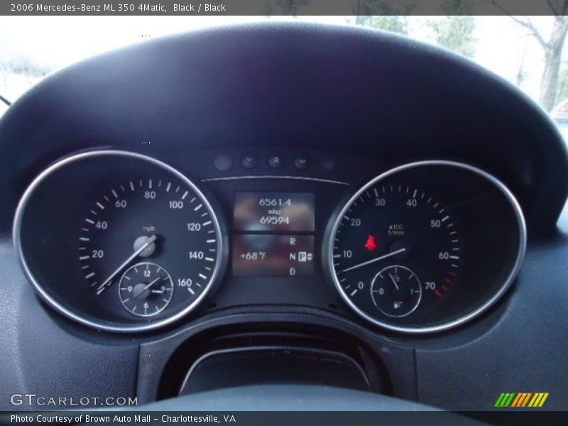 Black / Black 2006 Mercedes-Benz ML 350 4Matic