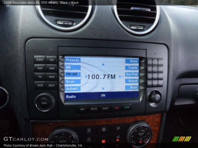Black / Black 2006 Mercedes-Benz ML 350 4Matic