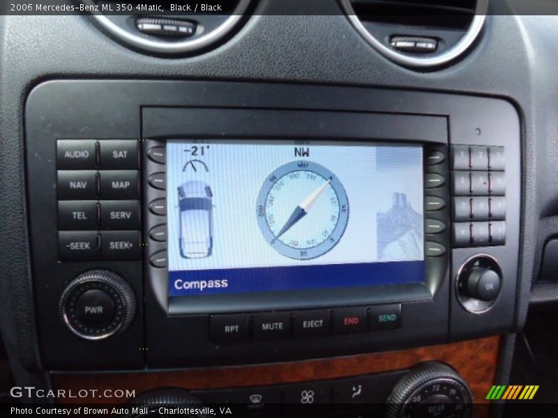 Black / Black 2006 Mercedes-Benz ML 350 4Matic