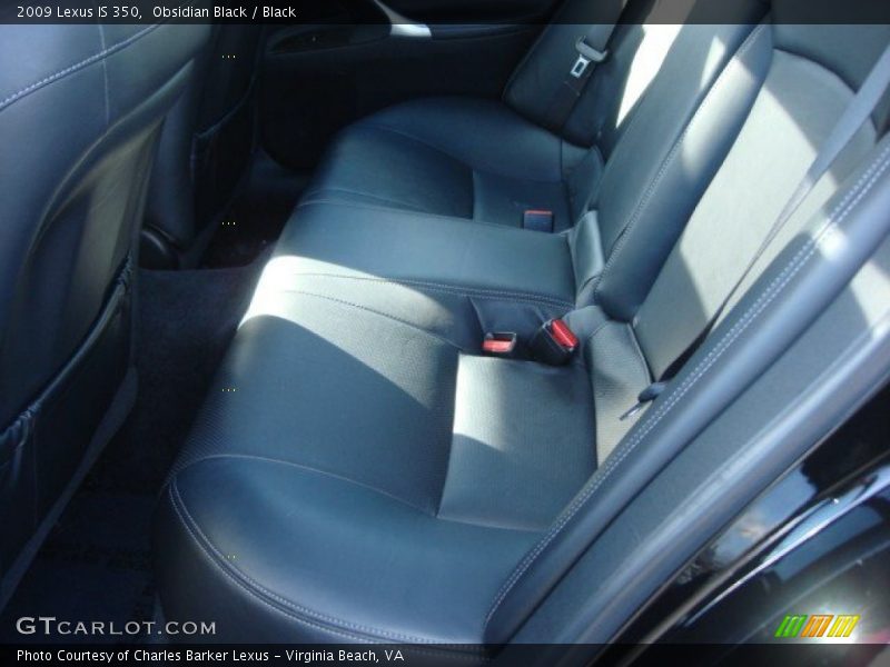 Obsidian Black / Black 2009 Lexus IS 350