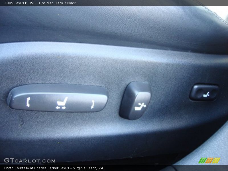 Obsidian Black / Black 2009 Lexus IS 350