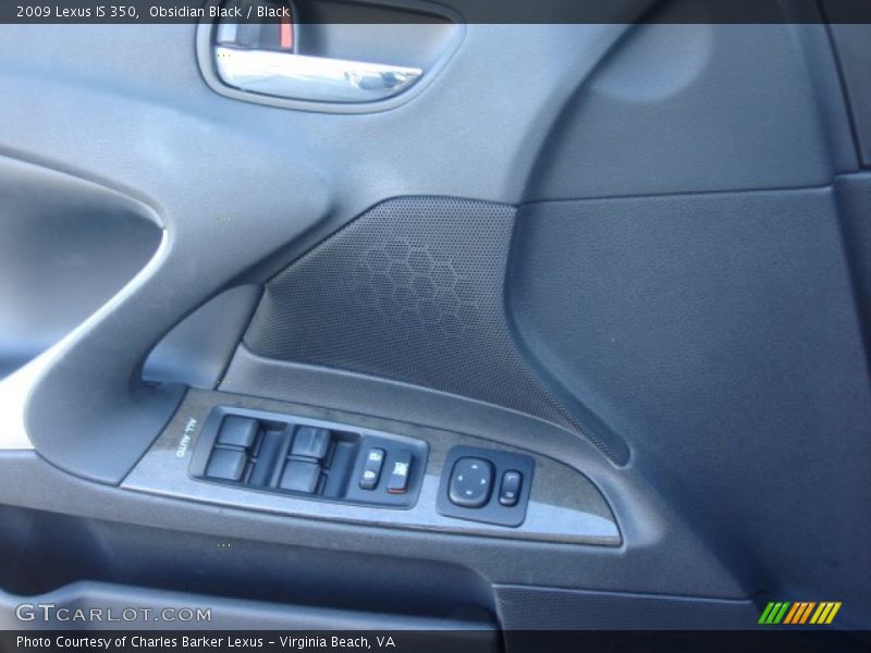 Obsidian Black / Black 2009 Lexus IS 350