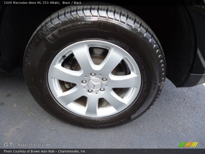 Black / Black 2006 Mercedes-Benz ML 350 4Matic